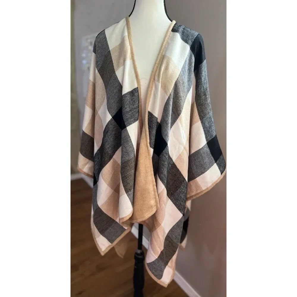 NWT Ann Taylor Open Front Poncho/Wrap. OS.